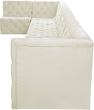 Tuft Soft Black Velvet Contemporary Modular Sectional with Deep Button Tufting for Any Space