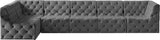 Tuft Velvet Modular Sectional Sofa - Deep Button Tufting, Soft Black Velvet, Infinite Configurations