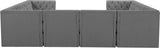 Tuft Velvet Modular Sectional Sofa - Deep Button Tufting, Soft Black Velvet, Infinite Configurations