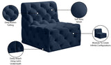 Tuft Contemporary Armless Chair with Deep Button Tufting for Modern and Stylish Living Spaces