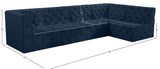 Tuft Velvet Modular Sectional Sofa - Luxurious Deep Button Tufting with Infinite Configurations