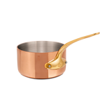 Mauviel M'Heritage M'250 B Copper Sauce Pan With Lid, Brass Handle