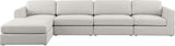 Beckham Modular Sectional Sofa in Soft Linen Fabric - Stylish Comfort for Contemporary Living Spaces