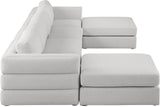Beckham Modular Sectional Sofa in Soft Linen Fabric - Stylish Comfort for Contemporary Living Spaces