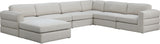 Beckham Modular Sectional Sofa in Soft Linen Fabric - Stylish Comfort for Contemporary Living Spaces