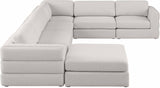 Beckham Modular Sectional Sofa in Soft Linen Fabric - Stylish Comfort for Contemporary Living Spaces