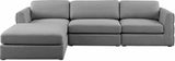 Beckham Modular Sectional Sofa - Soft Beige Linen Upholstery for Contemporary Living Spaces