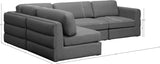 Beckham Modular Sectional Sofa - Soft Beige Linen Upholstery for Contemporary Living Spaces