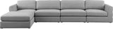 Beckham Modular Sectional Sofa - Soft Beige Linen Upholstery for Contemporary Living Spaces
