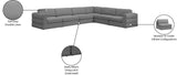 Beckham Modular Sectional Sofa - Soft Beige Linen Upholstery for Contemporary Living Spaces