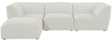 Miramar Modular Sectional: Luxurious Cream Linen Upholstery for Ultimate Comfort and Style