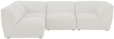 Miramar Modular Sectional: Luxurious Cream Linen Upholstery for Ultimate Comfort and Style