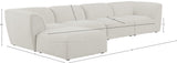 Miramar Modular Sectional: Luxurious Cream Linen Upholstery for Ultimate Comfort and Style