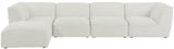 Miramar Modular Sectional: Luxurious Cream Linen Upholstery for Ultimate Comfort and Style