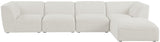 Miramar Modular Sectional: Luxurious Cream Linen Upholstery for Ultimate Comfort and Style