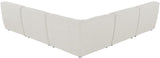 Miramar Modular Sectional: Luxurious Cream Linen Upholstery for Ultimate Comfort and Style