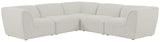 Miramar Modular Sectional: Luxurious Cream Linen Upholstery for Ultimate Comfort and Style