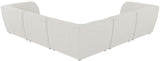 Miramar Modular Sectional: Luxurious Cream Linen Upholstery for Ultimate Comfort and Style