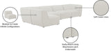 Miramar Modular Sectional: Luxurious Cream Linen Upholstery for Ultimate Comfort and Style