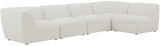 Miramar Modular Sectional: Luxurious Cream Linen Upholstery for Ultimate Comfort and Style