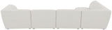 Miramar Modular Sectional: Luxurious Cream Linen Upholstery for Ultimate Comfort and Style
