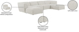 Miramar Modular Sectional: Luxurious Cream Linen Upholstery for Ultimate Comfort and Style