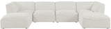 Miramar Modular Sectional: Luxurious Cream Linen Upholstery for Ultimate Comfort and Style