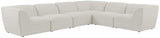 Miramar Modular Sectional: Luxurious Cream Linen Upholstery for Ultimate Comfort and Style