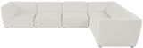 Miramar Modular Sectional: Luxurious Cream Linen Upholstery for Ultimate Comfort and Style