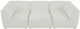Miramar Modular Sectional: Luxurious Cream Linen Upholstery for Ultimate Comfort and Style
