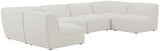 Miramar Modular Sectional: Luxurious Cream Linen Upholstery for Ultimate Comfort and Style