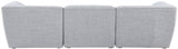 Miramar Modular Sofa - Luxurious Linen Texture, Contemporary Design, and Endless Configuration Options