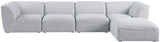 Miramar Modular Sectional Sofa - Soft Cream Linen Upholstery, Contemporary Design for Stylish Comfort