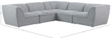 Miramar Modular Sectional Sofa - Soft Cream Linen Upholstery, Contemporary Design for Stylish Comfort