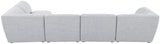 Miramar Modular Sectional Sofa - Soft Cream Linen Upholstery, Contemporary Design for Stylish Comfort