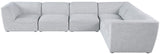 Miramar Modular Sectional Sofa - Soft Cream Linen Upholstery, Contemporary Design for Stylish Comfort
