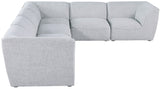 Miramar Modular Sectional Sofa - Soft Cream Linen Upholstery, Contemporary Design for Stylish Comfort