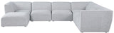 Miramar Modular Sectional Sofa - Soft Cream Linen Upholstery, Contemporary Design for Stylish Comfort
