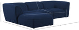 Miramar Contemporary Modular Sectional in Soft Cream Linen - Durable, Stylish, and Versatile Comfort