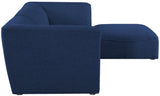 Miramar Contemporary Modular Sectional in Soft Cream Linen - Durable, Stylish, and Versatile Comfort