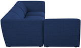 Miramar Contemporary Modular Sectional in Soft Cream Linen - Durable, Stylish, and Versatile Comfort