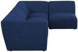 Miramar Contemporary Modular Sectional in Soft Cream Linen - Durable, Stylish, and Versatile Comfort