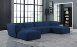 Miramar Contemporary Modular Sectional in Soft Cream Linen - Durable, Stylish, and Versatile Comfort