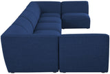 Miramar Contemporary Modular Sectional in Soft Cream Linen - Durable, Stylish, and Versatile Comfort