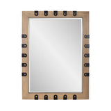 Robin Baron Leather Wrapped Mirror