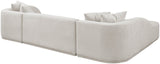 Rita 3-Piece Sectional Sofa - Cozy Fabric Living Room Furniture for Movie Nights and Relaxation