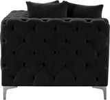 Tremblay Contemporary Corner Chair with Deep Button Tufting and Modular Design for Modern Spaces