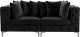 Tremblay Modular Sofa with Luxurious Velvet, Deep Button Tufting & Customizable Gold Chrome Legs