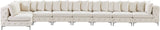 Tremblay Velvet Modular Sectional Sofa with Deep Button Tufting and Stylish Gold & Chrome Legs