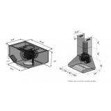ZLINE 30" Remote Blower Stainless Steel Wall Range Hood, 687-RS-30-400